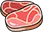 Slaughtered and supplied (a share of a calf)
