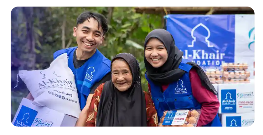 Al-Khair Foundation Implements Ramadan Programs in Indonesia: Food Parcels and Iftar Meals for Fasting Individuals
